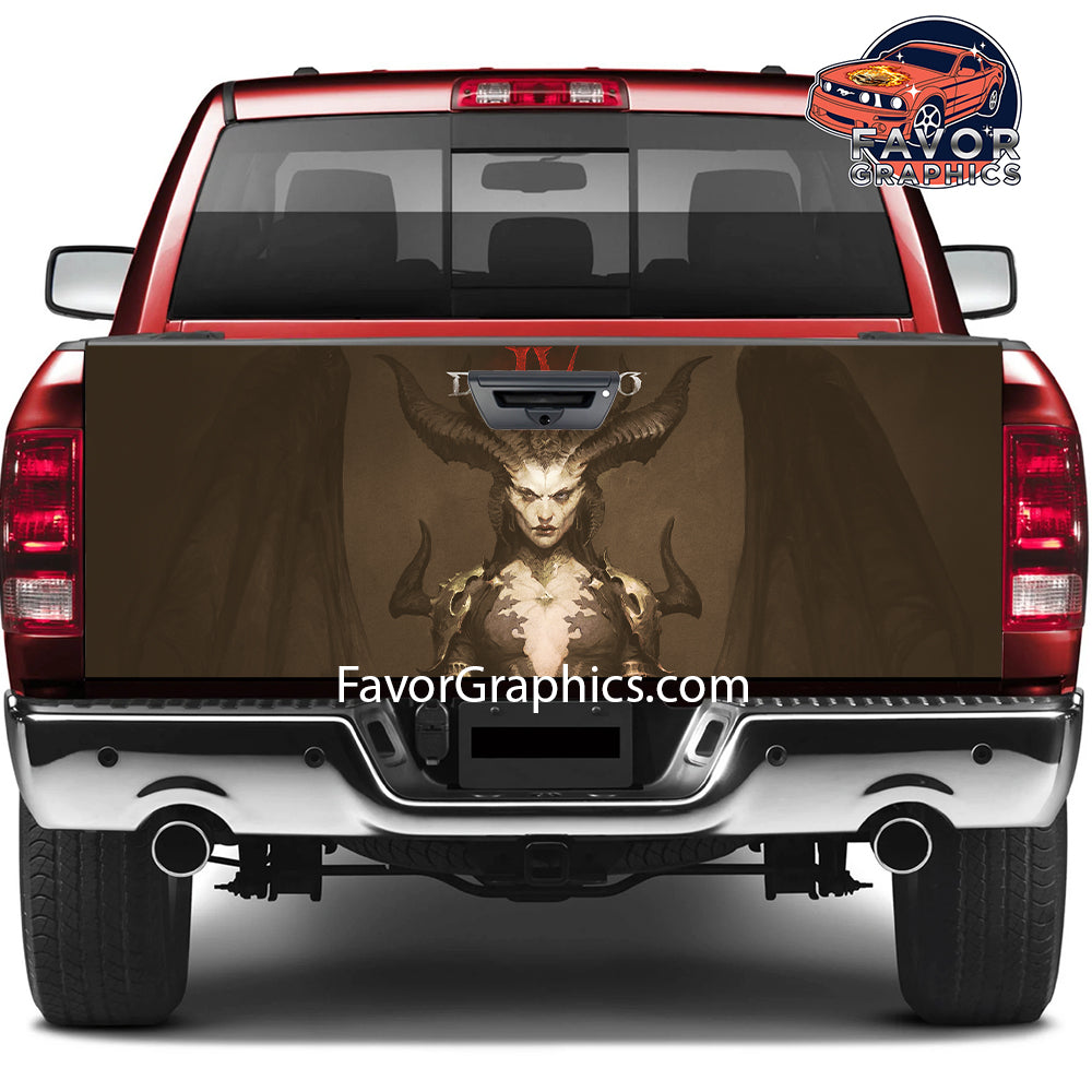 Lilith (Diablo) Tailgate Wraps For Trucks SUV Vinyl Wrap