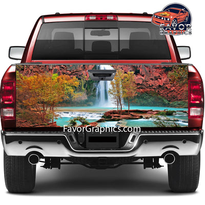 Waterfall Tailgate Wraps For Trucks SUV Vinyl Wrap