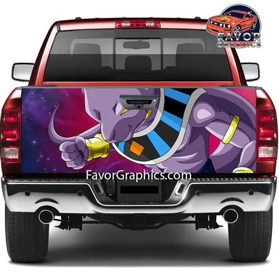 Beerus Dragon Ball Tailgate Wraps For Trucks SUV Vinyl Wrap