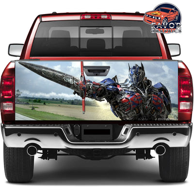 Optimus Prime Transformers Tailgate Wraps For Trucks SUV Vinyl Wrap