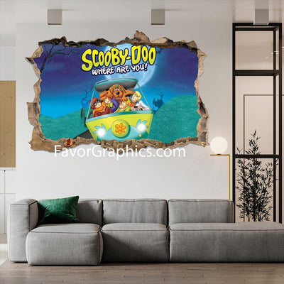 Scooby Doo Vinyl Wall Art Decal Sticker Poster Print Mural