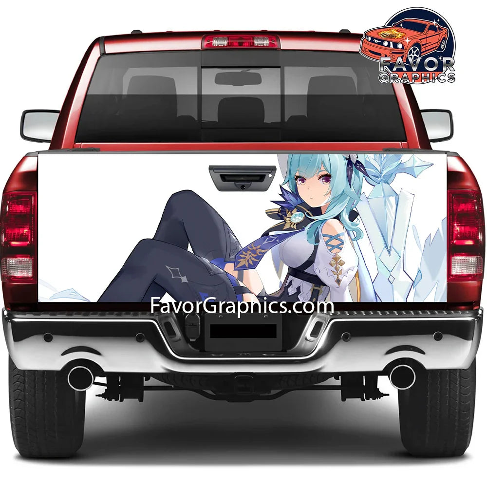 Eula (Genshin impact) Tailgate Wraps For Trucks SUV Vinyl Wrap