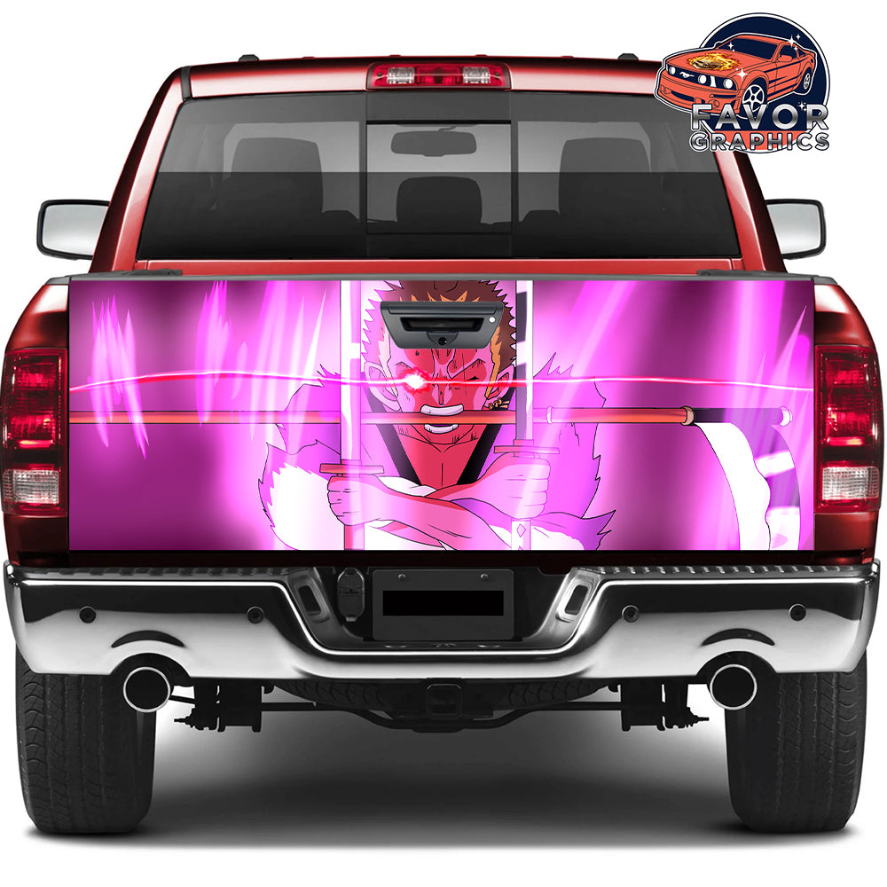 Roronoa Zoro Tailgate Wraps For Trucks SUV Vinyl Wrap