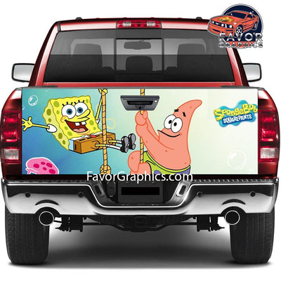 Spongebob Tailgate Wraps For Trucks SUV Vinyl Wrap