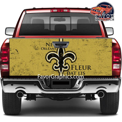 New Orleans Saints Tailgate Wraps For Trucks SUV Vinyl Wrap