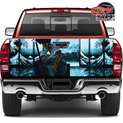 Afro Samurai Tailgate Wraps For Trucks SUV Vinyl Wrap