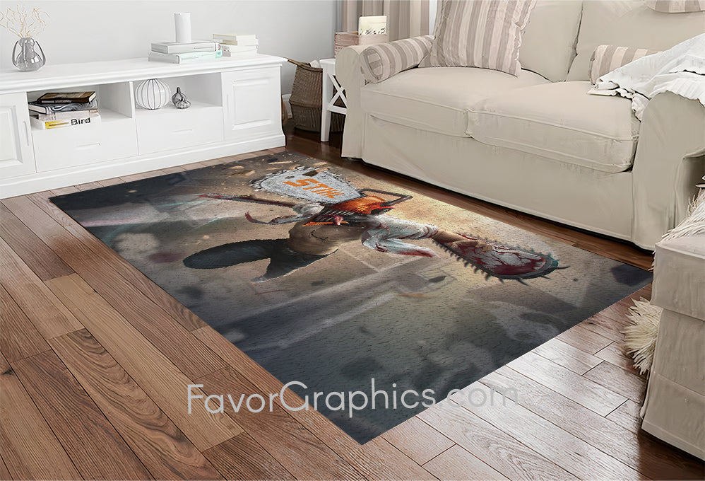 Denji Chainsaw Man Home Bedroom Decor Rug Carpet Mat