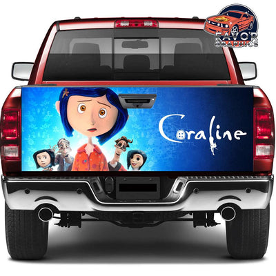 Coraline Tailgate Wraps For Trucks SUV Vinyl Wrap