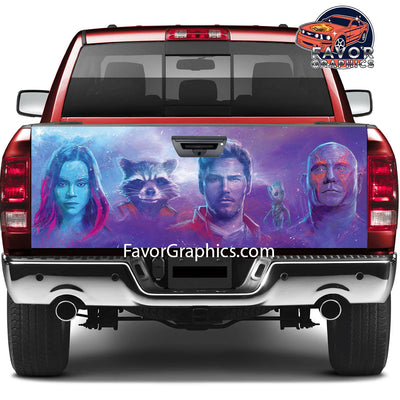 Rocket Raccoon Tailgate Wraps For Trucks SUV Vinyl Wrap