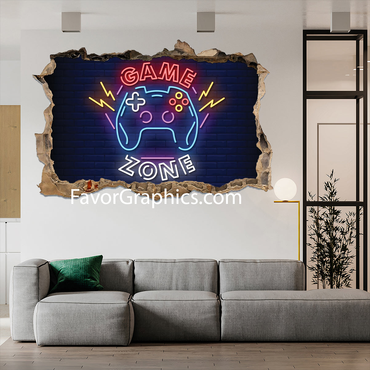 Video Game Gamer Vinyl Wall Art Decal Sticker Poster Print Mural