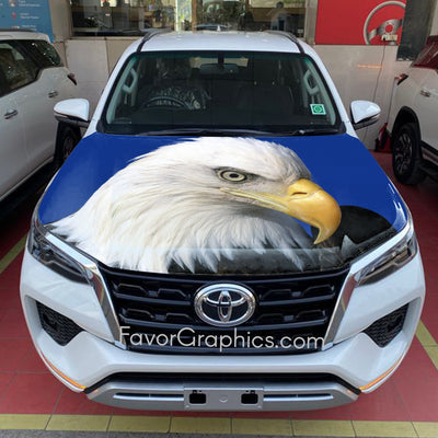 Bald Eagle Itasha Car Vinyl Hood Wrap Decal Sticker