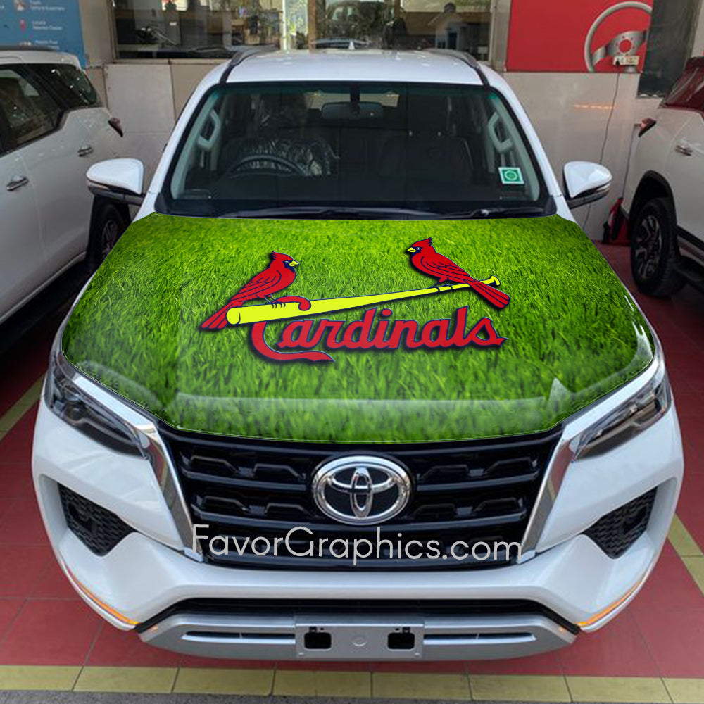 St. Louis Cardinals Itasha Car Vinyl Hood Wrap