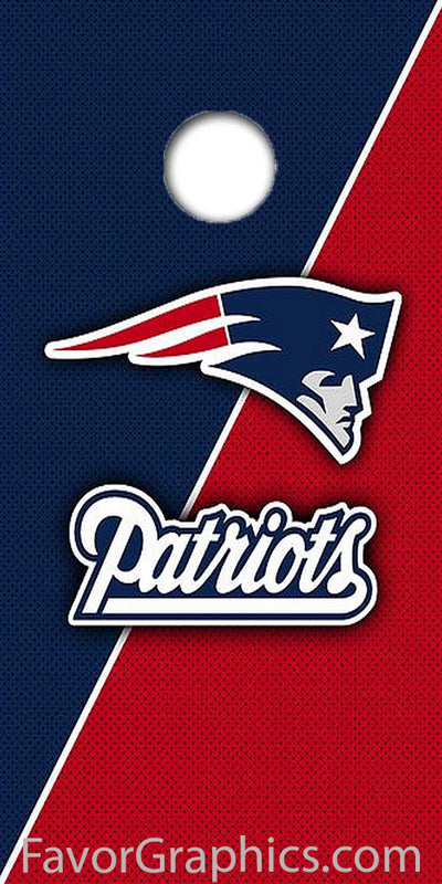 New England Patriots Cornhole Wood Board Skin Vinyl Wrap Decal Sticker