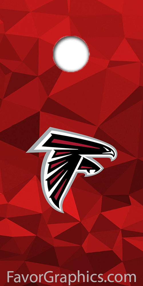 Atlanta Falcons Cornhole Wood Board Skin Vinyl Wrap Decal Sticker