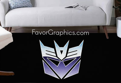 Decepticons Transformers Home Bedroom Decor Rug Carpet Mat