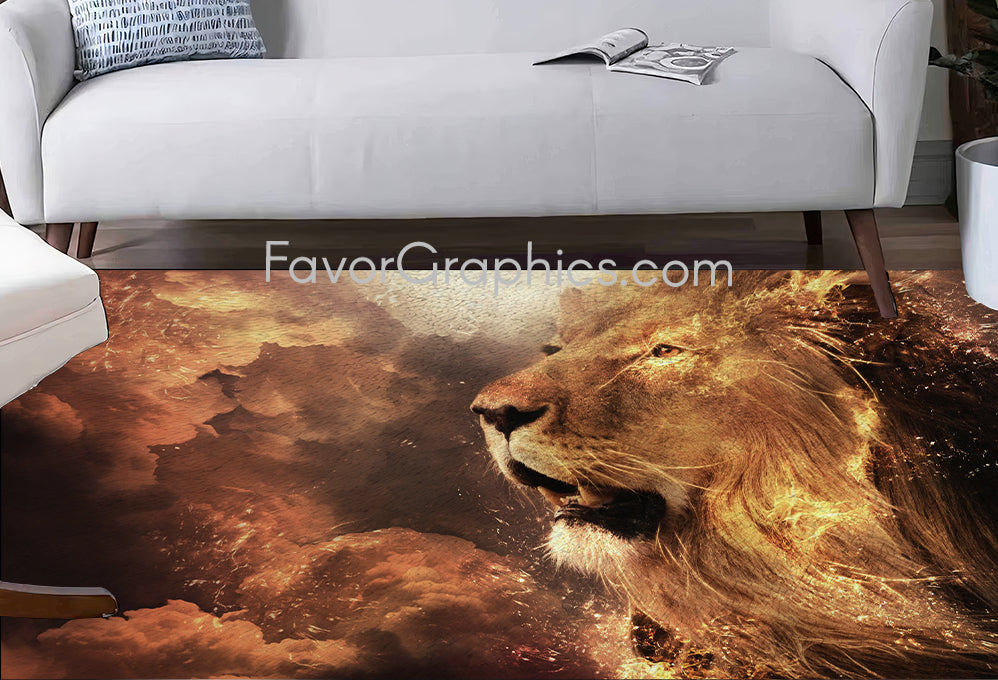 Lion Home Bedroom Decor Rug Carpet Mat