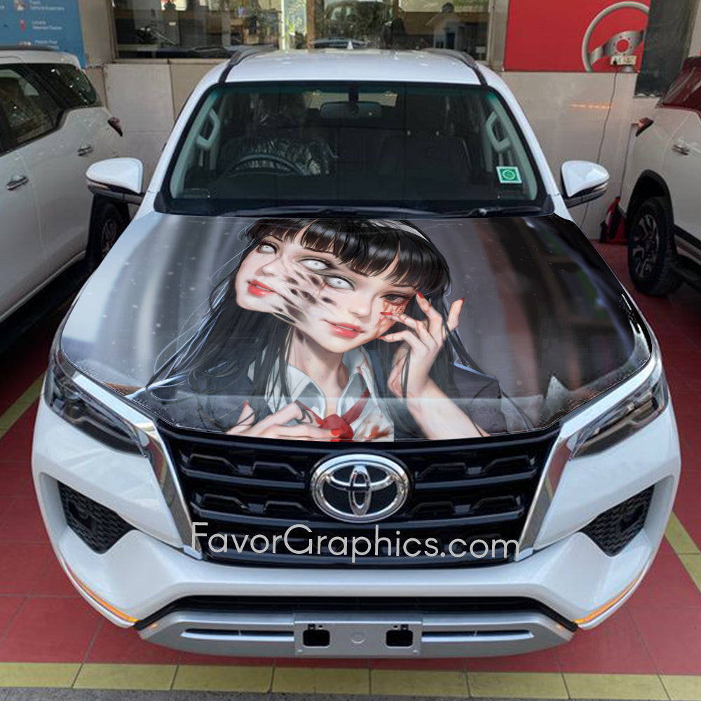 Tomie Kawakami Itasha Car Vinyl Hood Wrap Decal Sticker