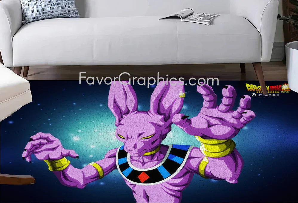Beerus Dragon Ball Home Bedroom Decor Rug Carpet Mat