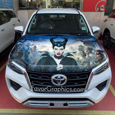 Maleficent  Itasha Car Vinyl Hood Wrap