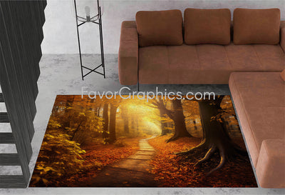 Forest Home Bedroom Decor Rug Carpet Mat