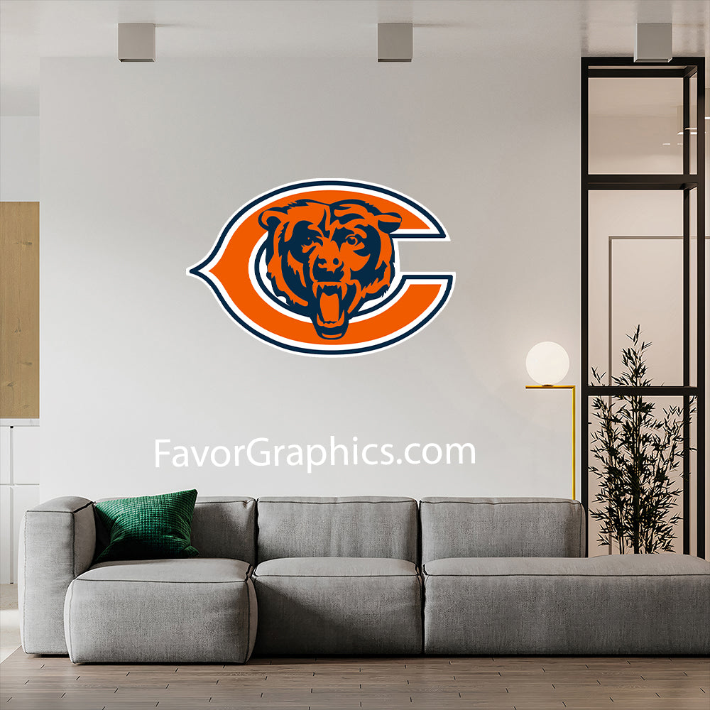 Chicago Bears Home Room Wall Vinyl Decal Sticker Mural Poster