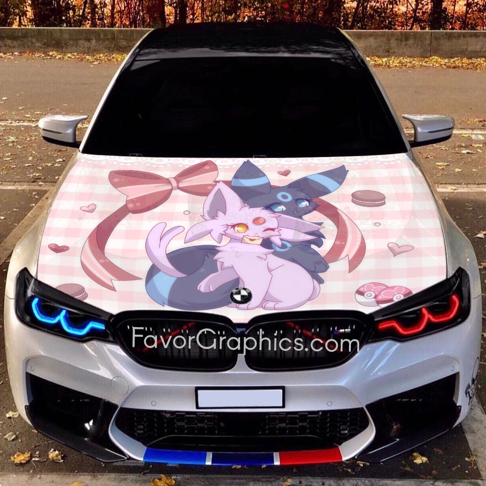 Umbreon Itasha Car Vinyl Hood Wrap Decal Sticker