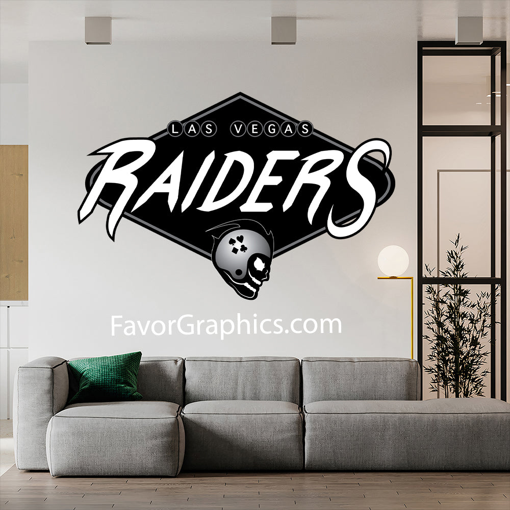 Las Vegas Raiders Home Room Wall Vinyl Decal Sticker Mural Poster