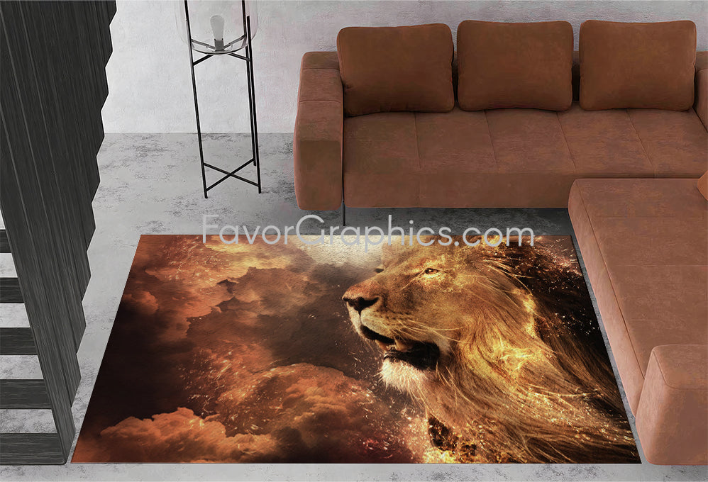 Lion Home Bedroom Decor Rug Carpet Mat