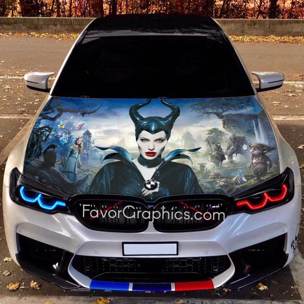 Maleficent  Itasha Car Vinyl Hood Wrap