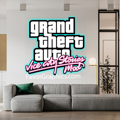 Grand Theft Auto: Vice City Home Room Wall Vinyl Decal Sticker Mural Poster