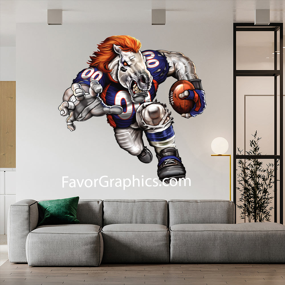 Denver Broncos Home Room Wall Vinyl Decal Sticker Mural Poster