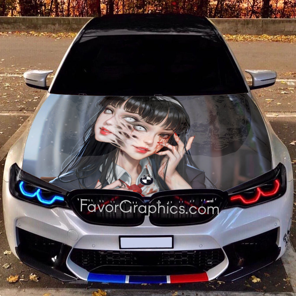 Tomie Kawakami Itasha Car Vinyl Hood Wrap Decal Sticker