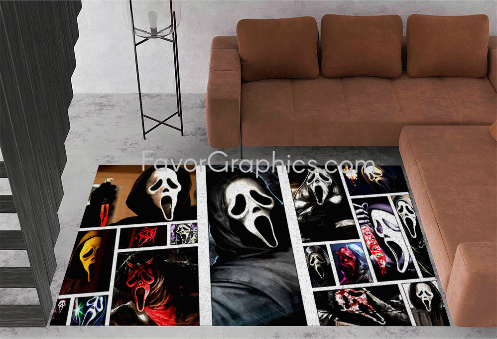 Scream Ghostface Home Bedroom Decor Rug Carpet Mat