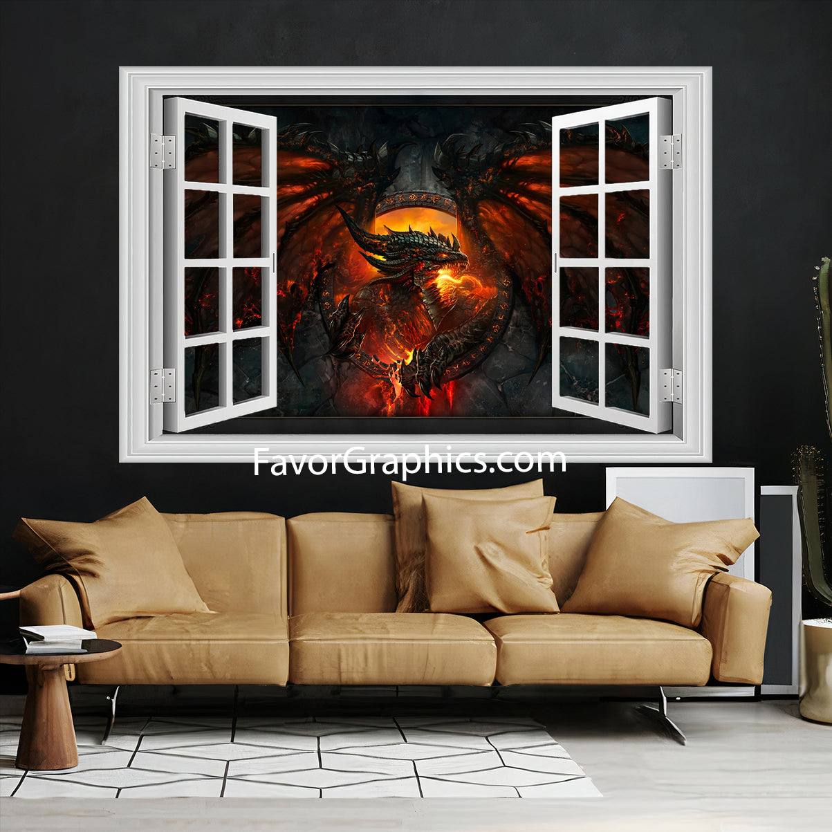 Dragon Vinyl Wall Art Decal Sticker Poster Print Mural