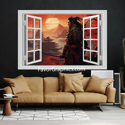 Samurai Vinyl Wall Art Decal Sticker Poster Print Mural