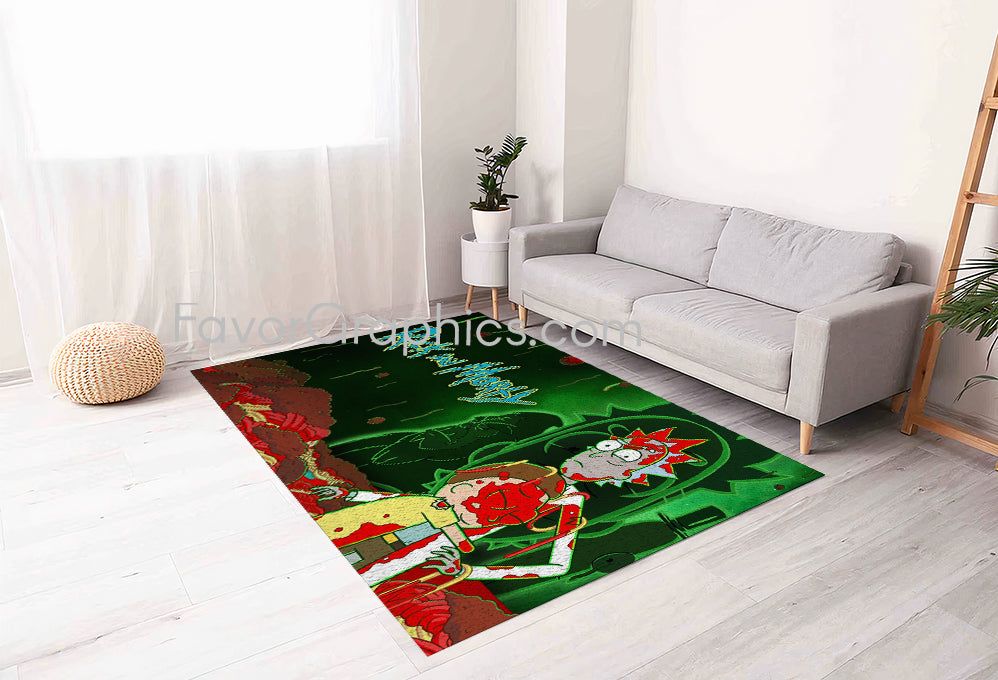 Rick And Morty Home Bedroom Decor Rug Carpet Mat