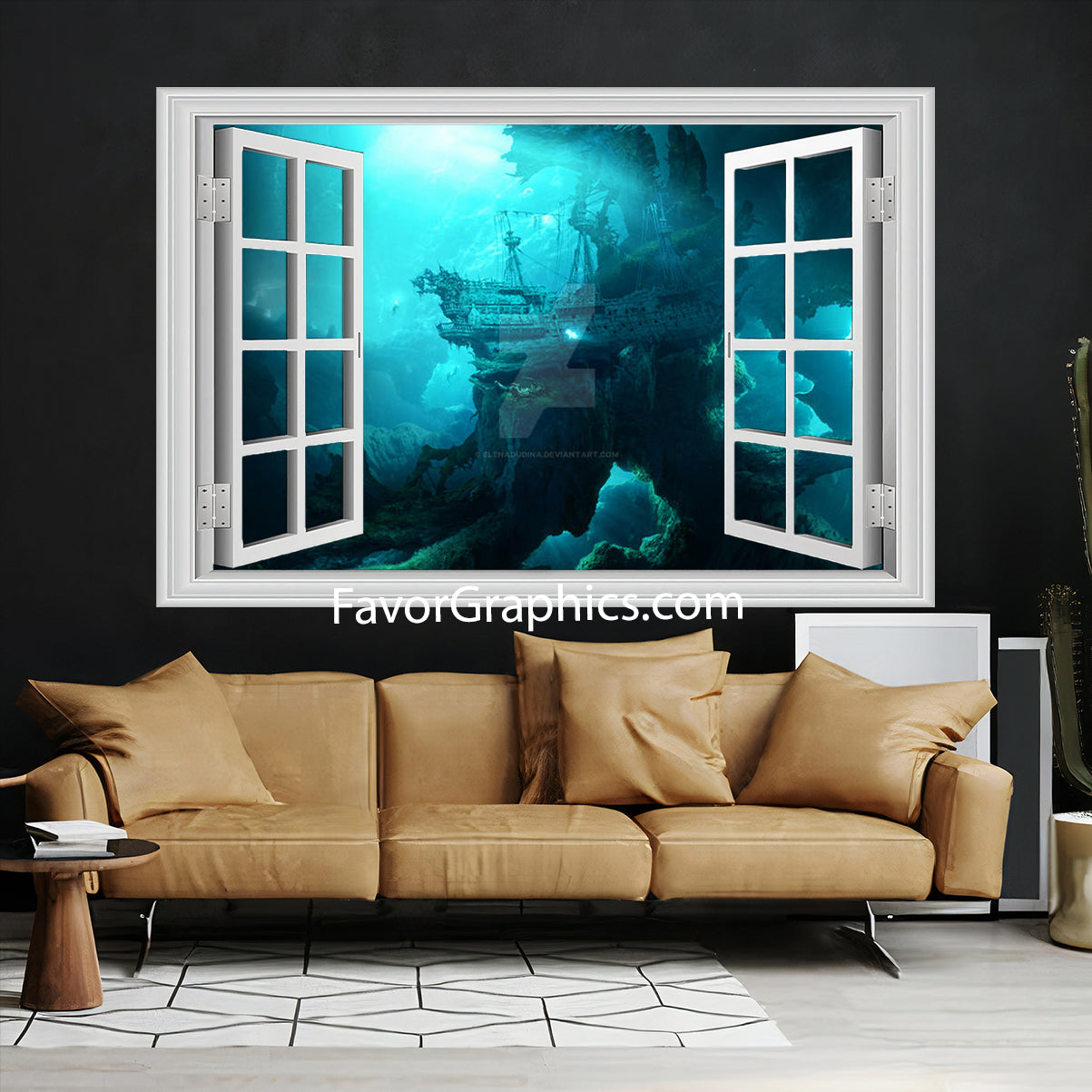 Underwater Under The Sea Vinyl Wall Art Decal Sticker Poster Print Mural