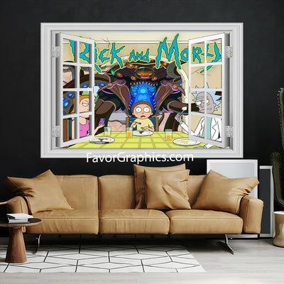 Rick and Morty Vinyl Wall Art Decal Sticker Poster Print Mural