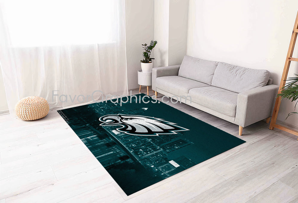 Philadelphia Eagles Home Bedroom Decor Rug Carpet Mat