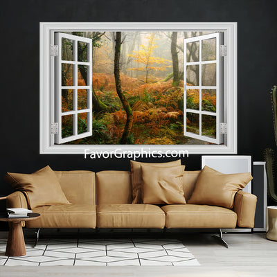 Autumn Forest Vinyl Wall Art Decal Sticker Poster Print Mural