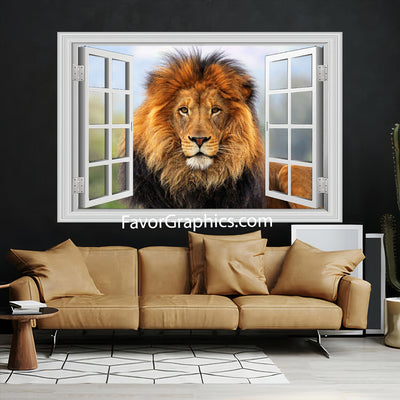 Lion  Vinyl Wall Art Decal Sticker Poster Print Mural