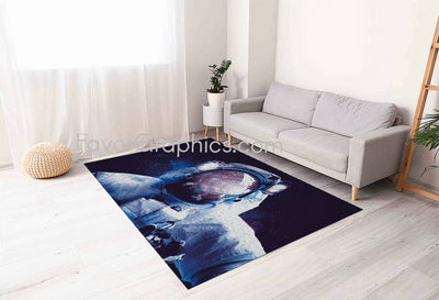 Astronaut Home Bedroom Decor Rug Carpet Mat