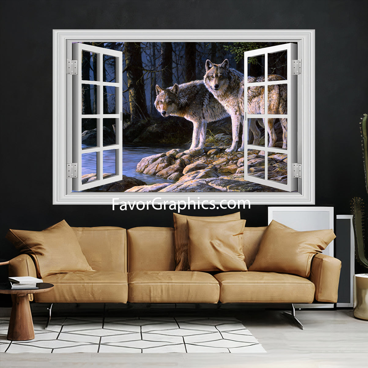 Wolf Vinyl Wall Art Decal Sticker Poster Print Mural