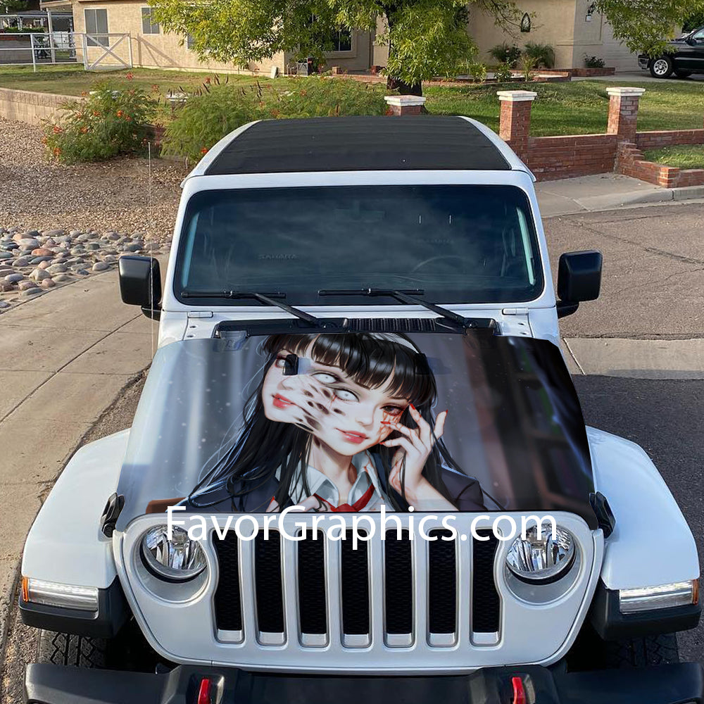 Tomie Kawakami Itasha Car Vinyl Hood Wrap