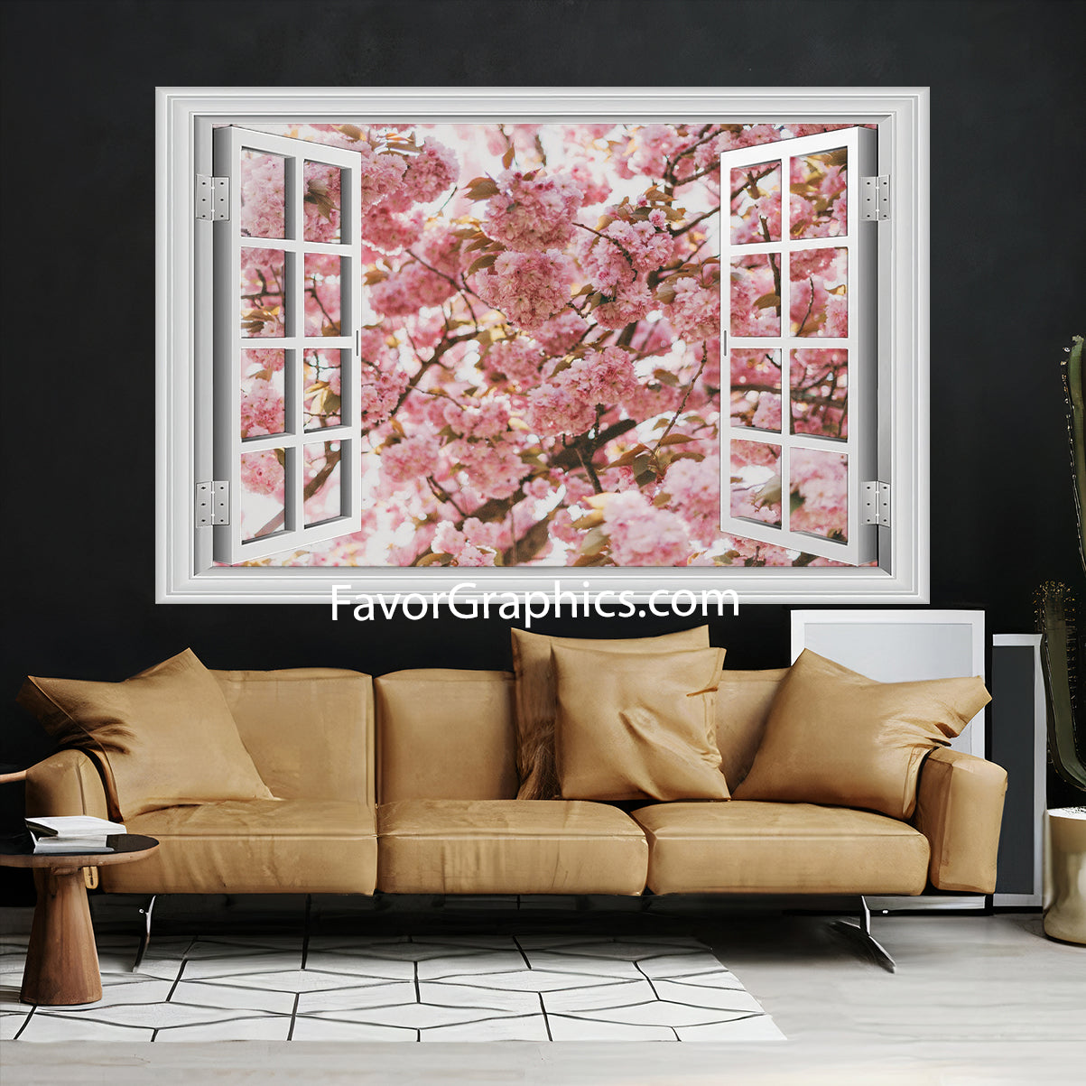 Cherry Blossom Vinyl Wall Art Decal Sticker Poster Print Mural