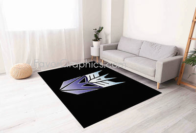 Decepticons Transformers Home Bedroom Decor Rug Carpet Mat