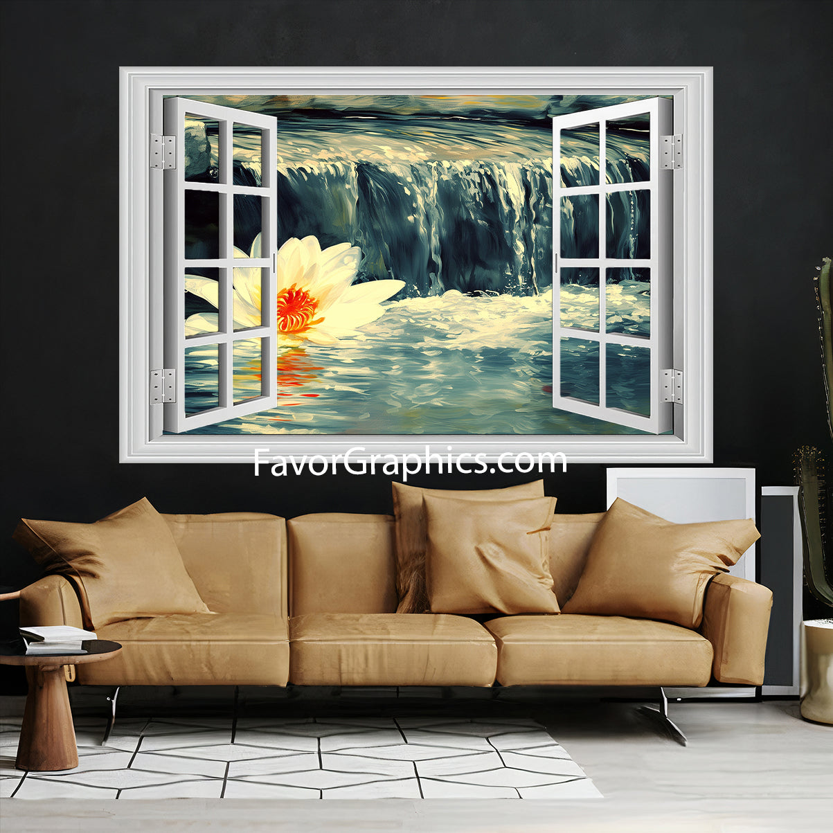 Waterfall Vinyl Wall Art Decal Sticker Poster Print Mural