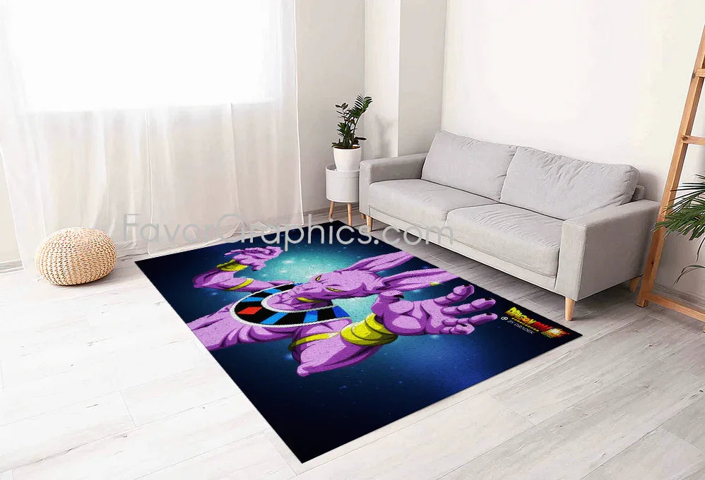 Beerus Dragon Ball Home Bedroom Decor Rug Carpet Mat