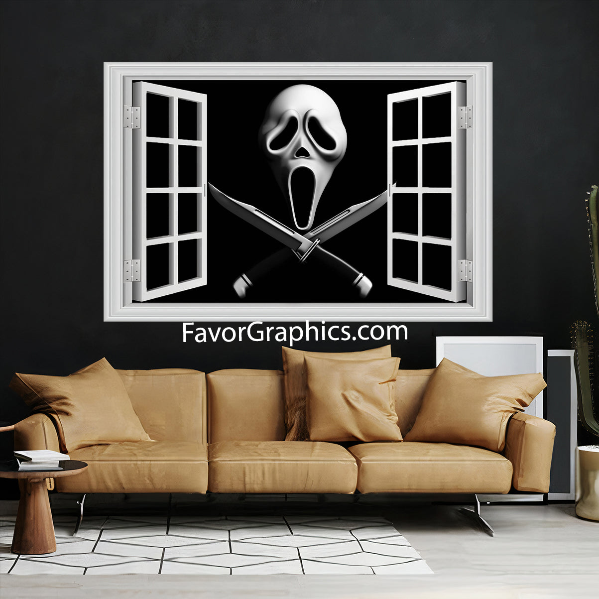 Scream Ghostface Vinyl Wall Art Decal Sticker Poster Print Mural