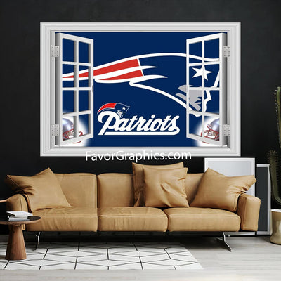 New England Patriots Vinyl Wall Art Decal Sticker Poster Print Mural